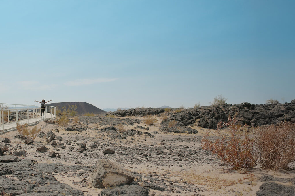 Exploring Amboy Crater in California